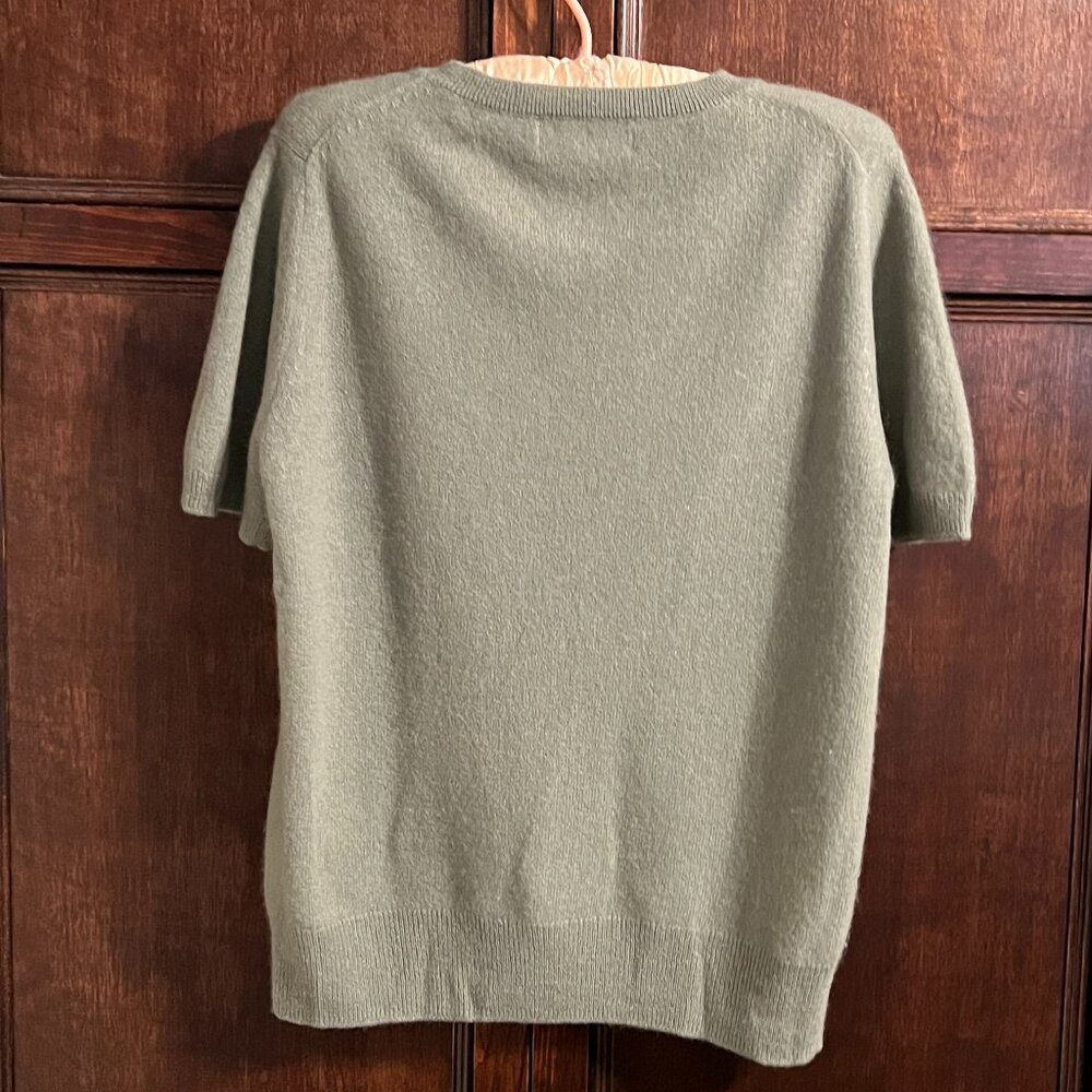 J CREW & MAGASCHONI CASHMERE CARDI TEE SET - Picture 5 of 15
